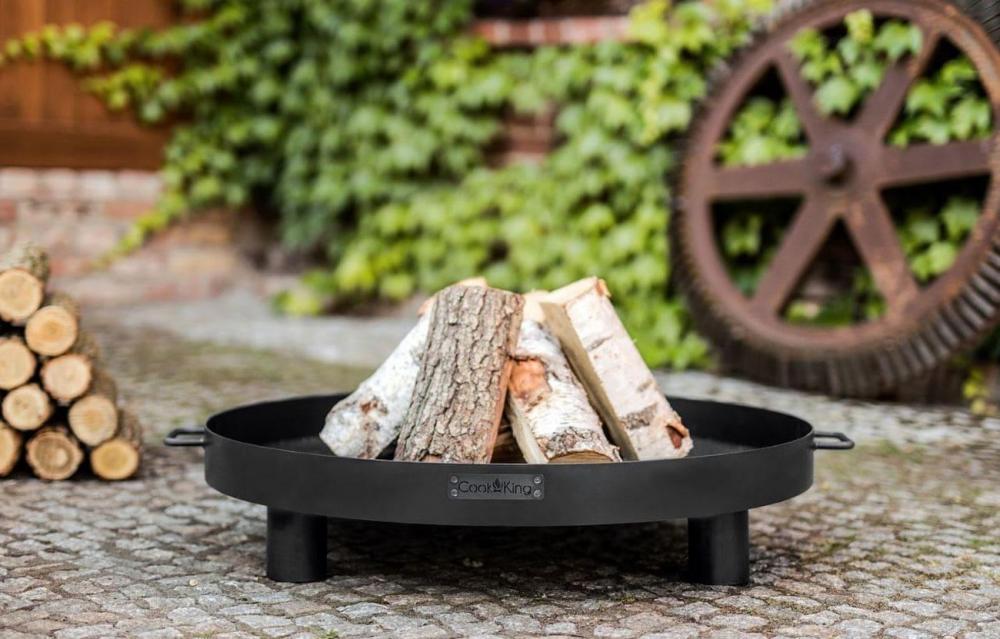 CookKing Feuerschale "Tunis" 80 cm, rund Handarbeit, aus Stahl